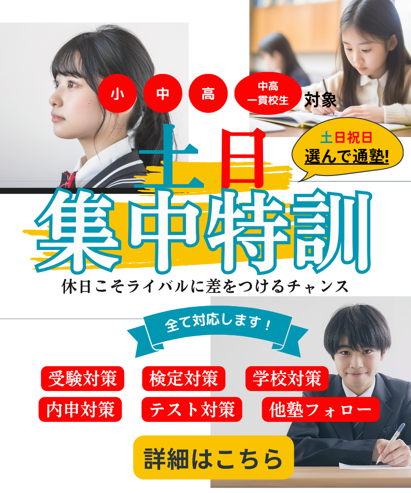 土日集中特訓